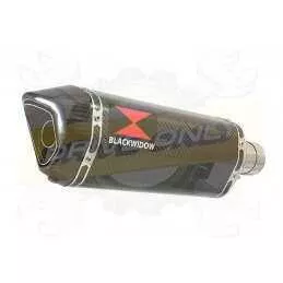 NTV600 NTV650 REVERE 1988-1998 Ligne complète & Silencieux Hexagonale En Carbone + Carbone Tip 300mm