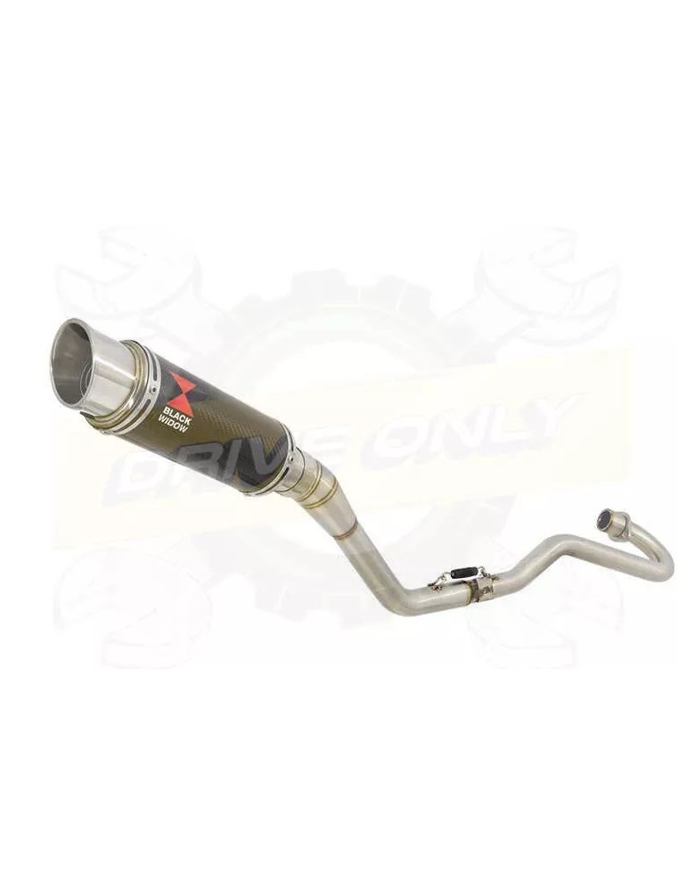 XR125 XR125L 2003-2010 Ligne complète & Silencieux GP Rond En Carbone 230mm