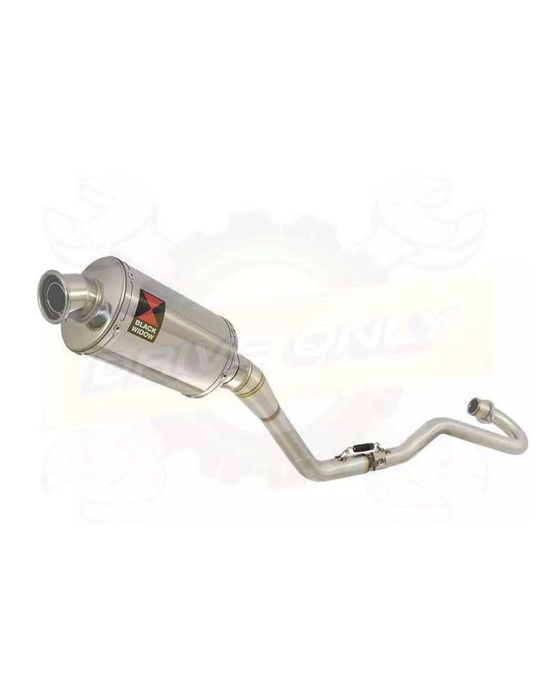 XR125 XR125L 2003-2010 Ligne complète & Silencieux Ovale En Inox 230mm