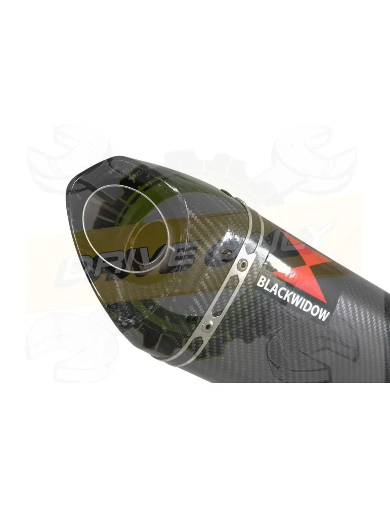  Tri Ovale En Carbone Silencieux & En Carbone Tip 350mm