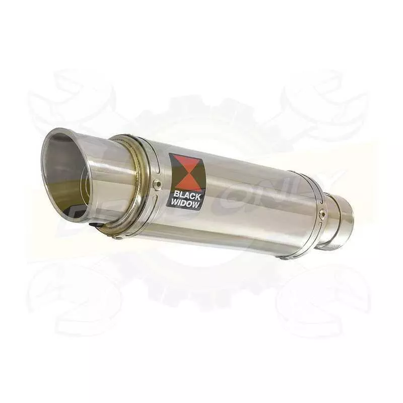 NTV600 NTV650 REVERE 1988-1998 Ligne complète & Silencieux Rond GP Style En Inox 230mm
