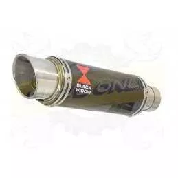 NTV600 NTV650 REVERE 1988-1998 Ligne complète & Silencieux GP Rond En Carbone 230mm