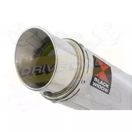 NTV600 NTV650 REVERE 1988-1998 Ligne complète & Silencieux Rond En Inox 200mm