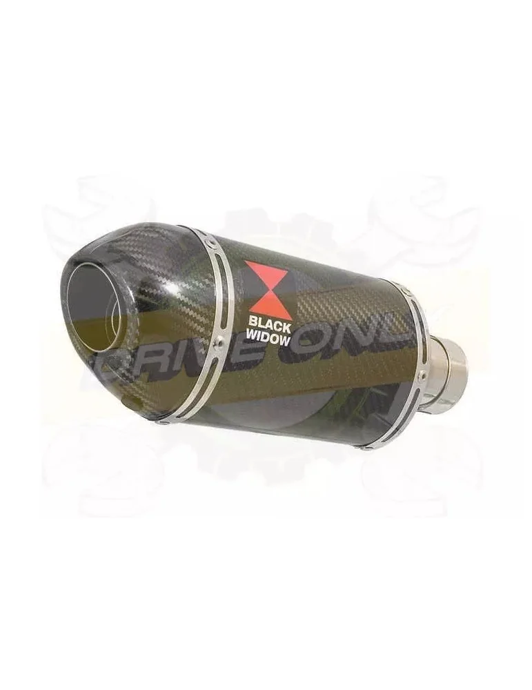 NTV600 NTV650 REVERE 1988-1998 Ligne complète & Silencieux Ovale En Carbone + Carbone Tip 200mm