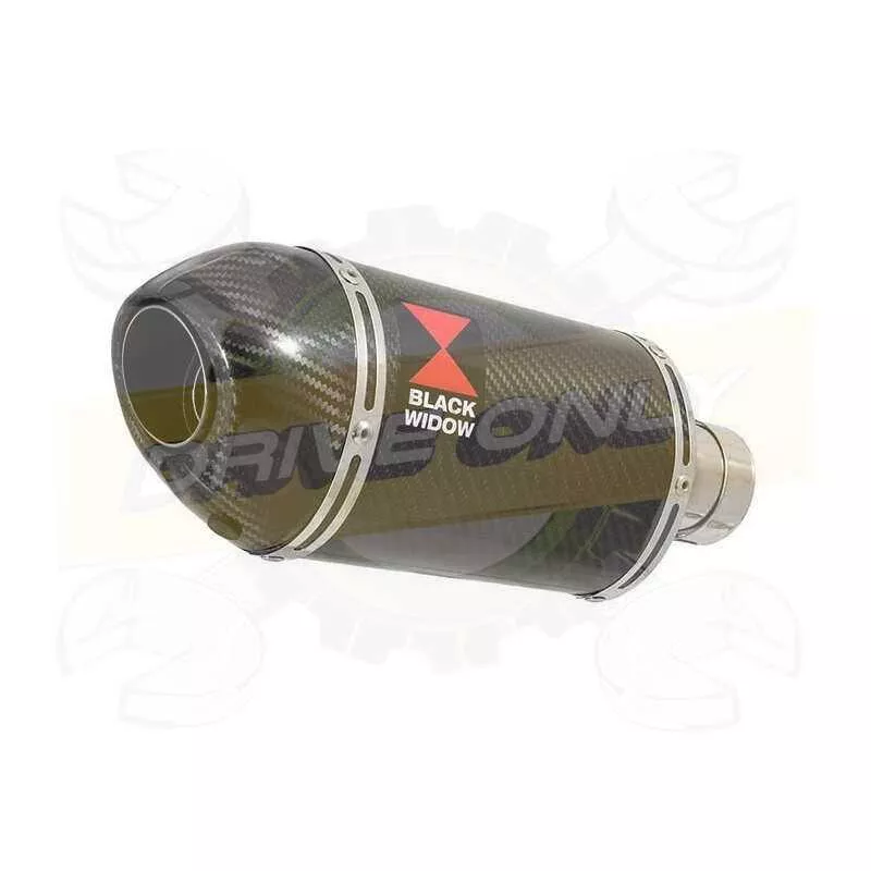 NTV600 NTV650 REVERE 1988-1998 Ligne complète & Silencieux Ovale En Carbone + Carbone Tip 200mm