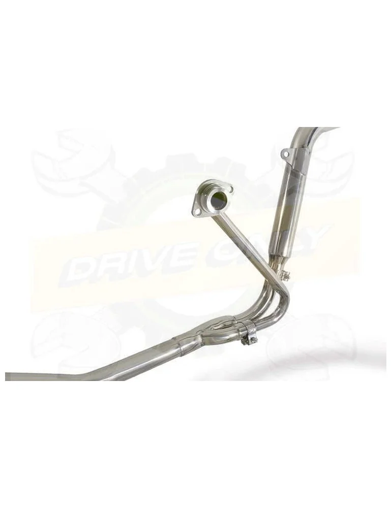 HONDA XL125 VARADERO (JC32) 01-07 Ligne complète & Silencieux Rond Noir En Inox 350mm