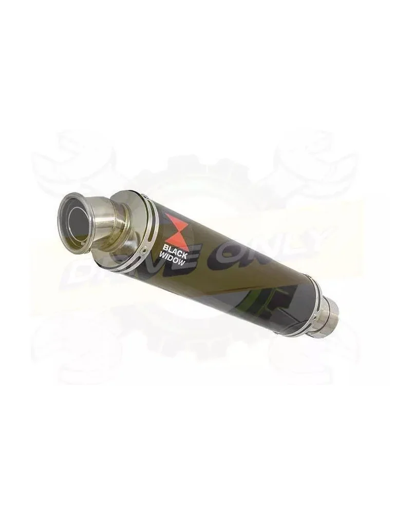  Rond Noir En Inox Silencieux 350mm