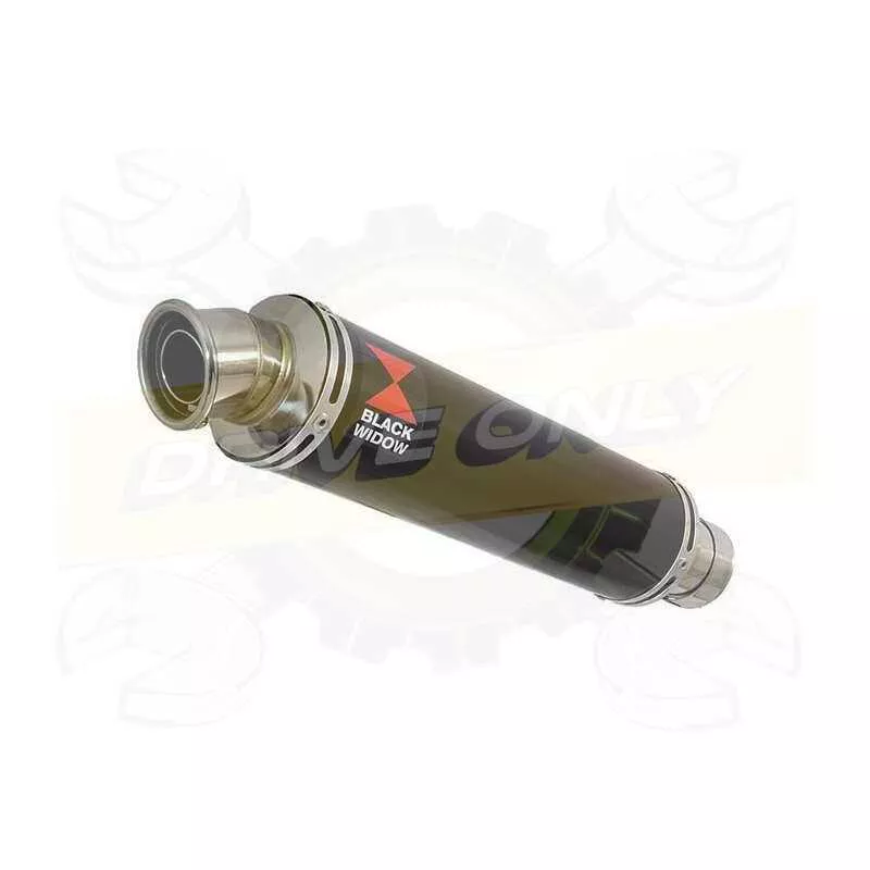  Rond Noir En Inox Silencieux 350mm
