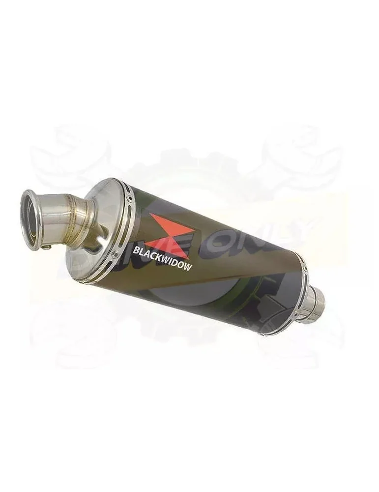  Rond Noir En Inox Silencieux 300mm