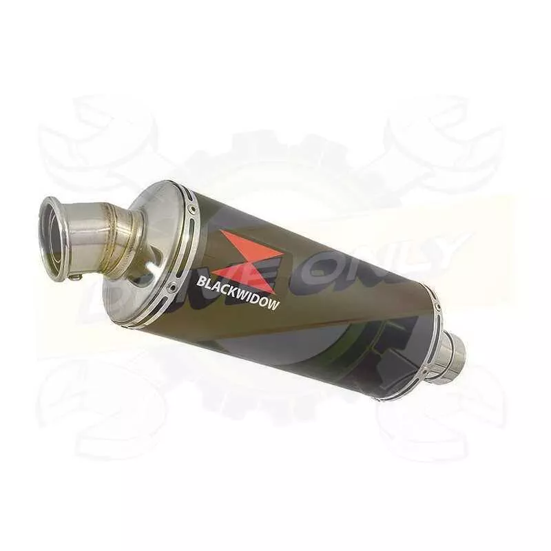  Rond Noir En Inox Silencieux 300mm