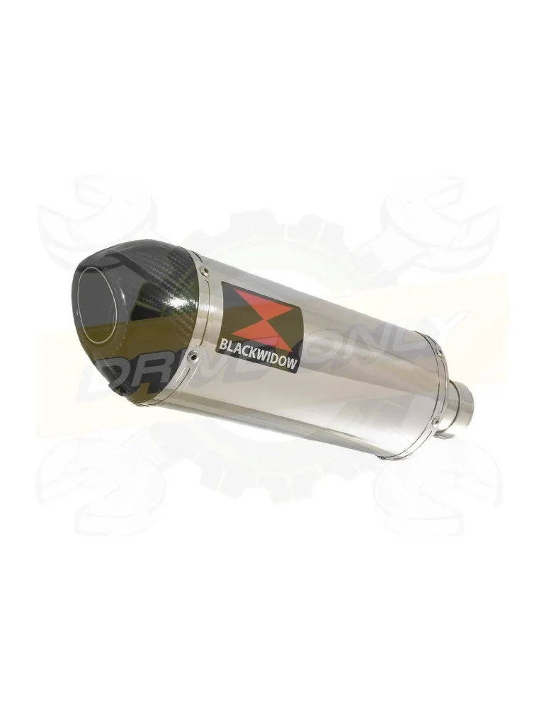 VFR800 98-03 (RC46) Hi level Silencieux kit & Silencieux Ovale En Inox + carbone 300mm