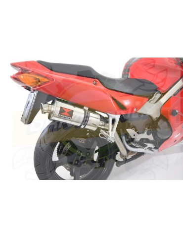 VFR800 98-03 (RC46) Hi level Silencieux kit & Silencieux Ovale En Inox 300mm