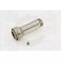  Ovale En Inox Silencieux & En Carbone Tip 300mm