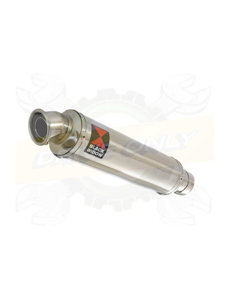 VFR800 98-03 (RC46) Hi level Silencieux kit & Silencieux Rond En Inox 350mm
