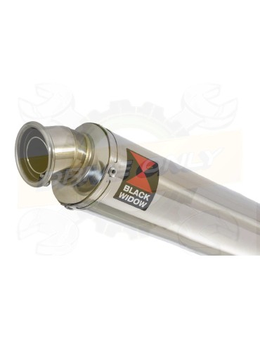 VFR800 98-03 (RC46) Hi level Silencieux kit & Silencieux Rond En Inox 350mm