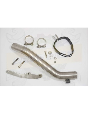 VFR800 98-03 (RC46) Hi level Silencieux kit & Silencieux tri-ovale carbone / carbone 250mm