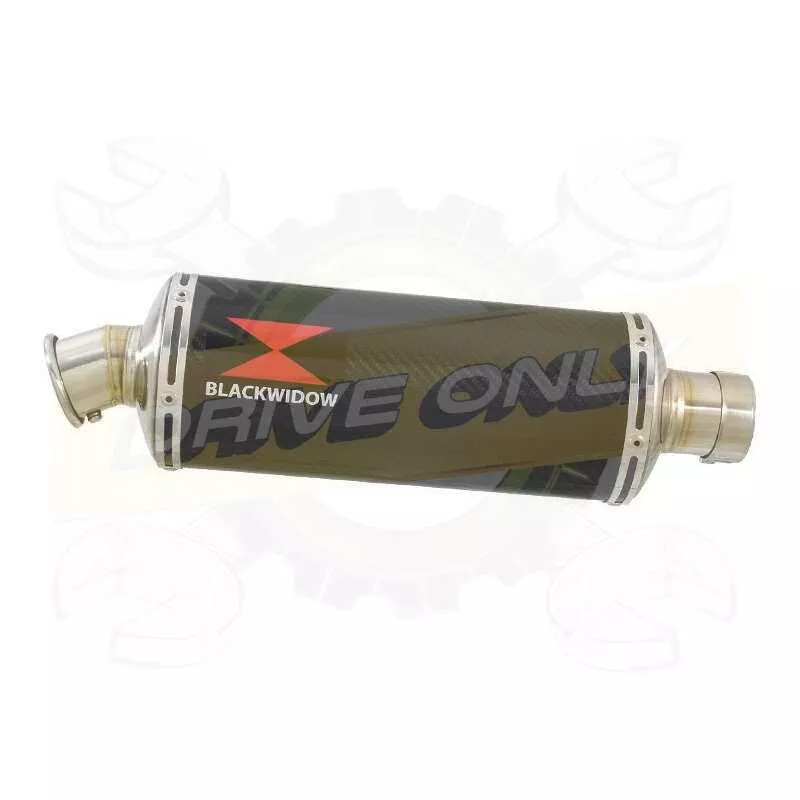  Ovale En Carbone Silencieux 300mm