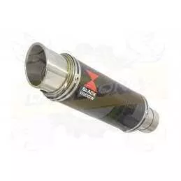  Rond GP Style En Carbone Silencieux & Canule en Titane 230mm