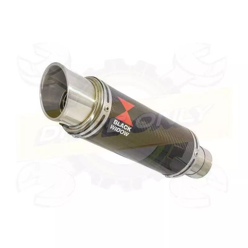  Rond GP Style En Carbone Silencieux & Canule en Titane 230mm