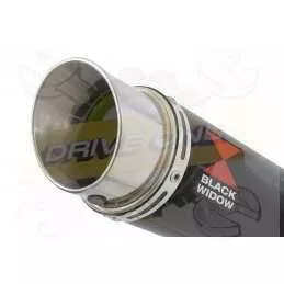  Rond GP Style En Carbone Silencieux & Canule en Titane 230mm