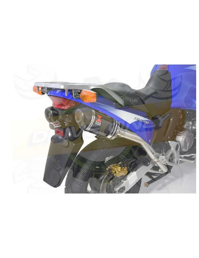 XL1000 V Varadero 1999 - 2014 Par paire Silencieux Kit / Silencieux Ovale En Carbone + Canule en Carbone 200mm