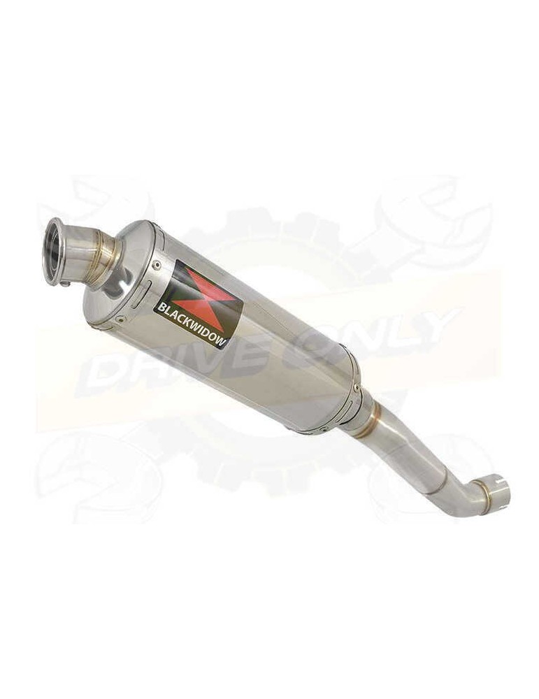 Aprilia RSV4 1000R & Factory 2009/2015 Passage Haut Exhaust tube de raccord & Rond Silencieux En Inox 300mm