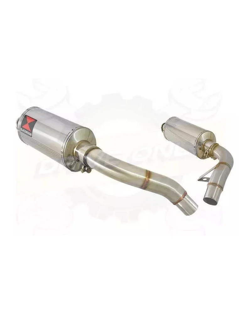 ST1100 ST 1100 (SC26) Pan European Tube de raccord & Silencieux Ovale En Inox 300mm