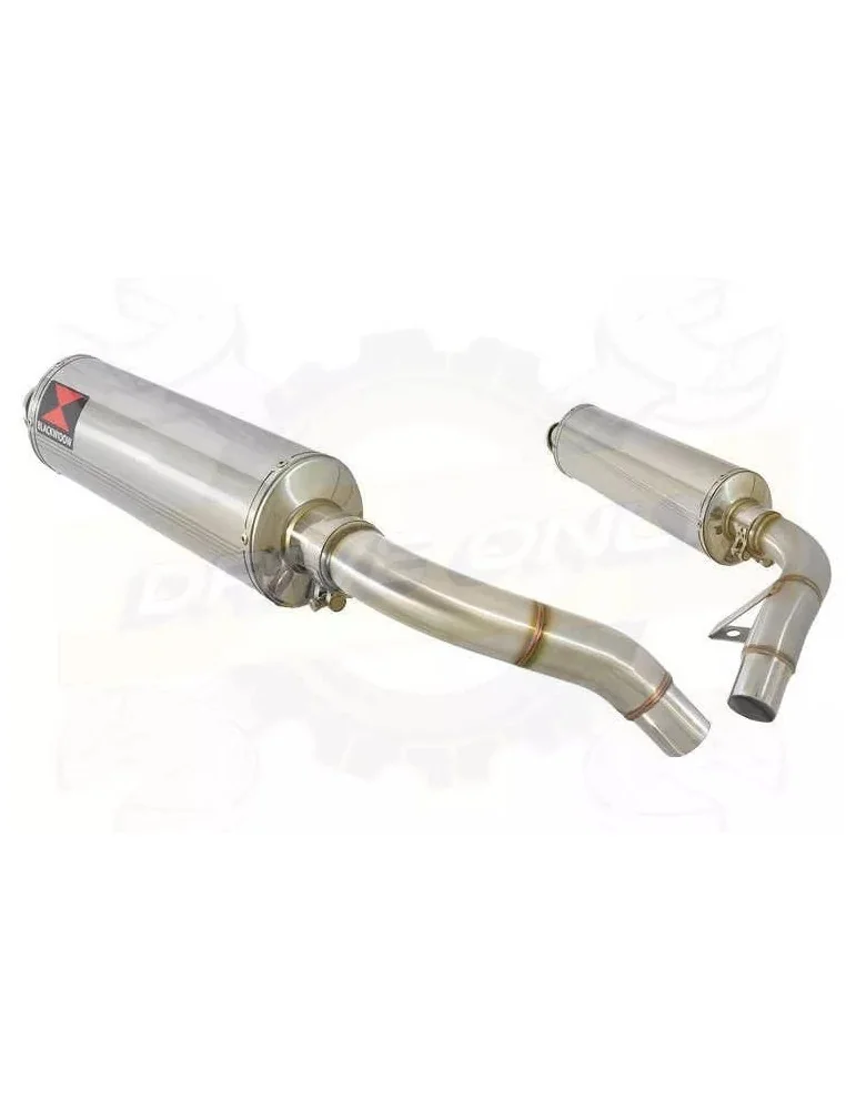 ST1100 ST 1100 (SC26) Pan European Tube de raccord & Silencieux Ovale En Inox 400mm
