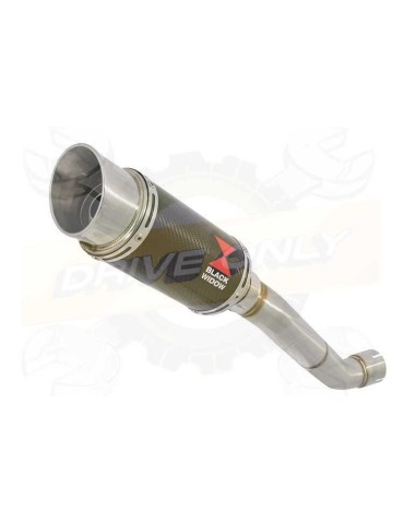 Aprilia RSV4 1000R & Factory 2009/2015 Passage Haut Exhaust tube de raccord & Rond En Carbone Silencieux 200mm