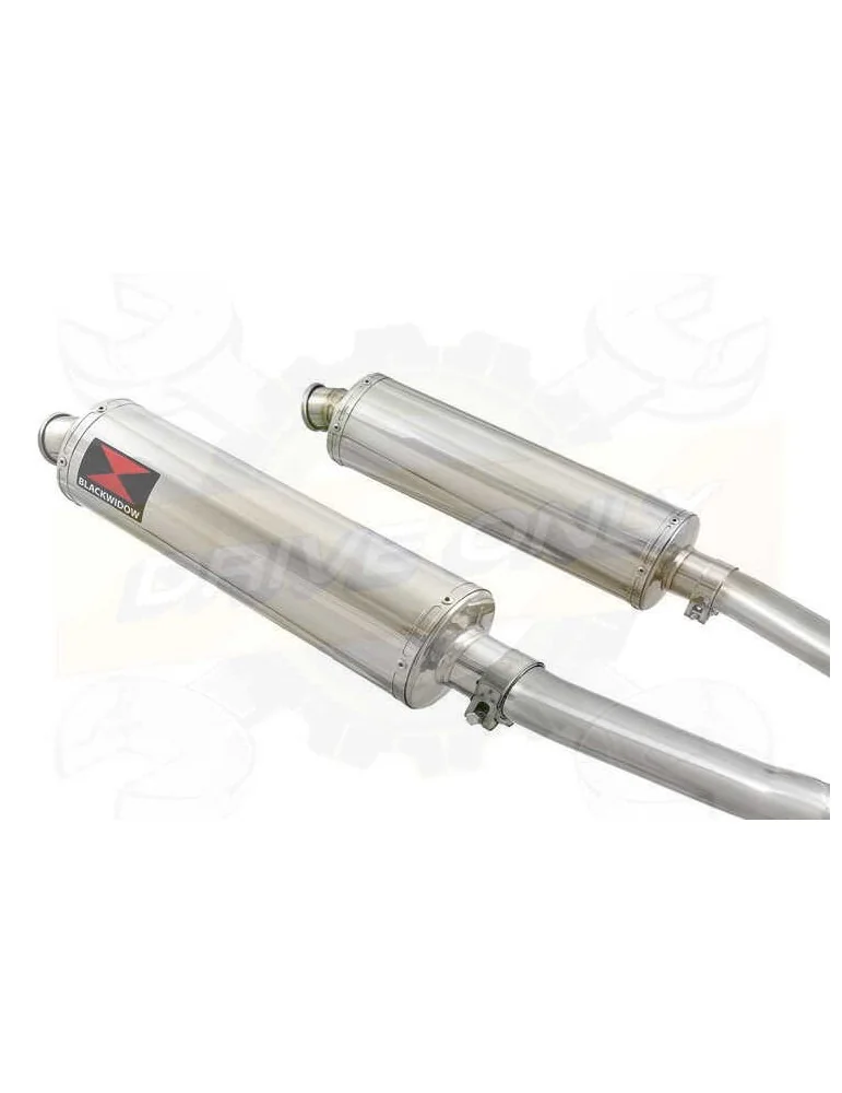 VTR1000F VTR 1000 F Firestorm (SC36) tube de raccords et Rond Silencieux En Inox 400mm
