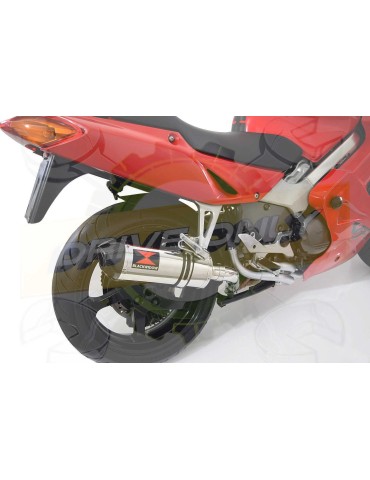 VFR800F VFR 800 1997-2003 (RC46) Ligne complètes & Ovale Silencieux En Inox + En Carbone Tip 300mm