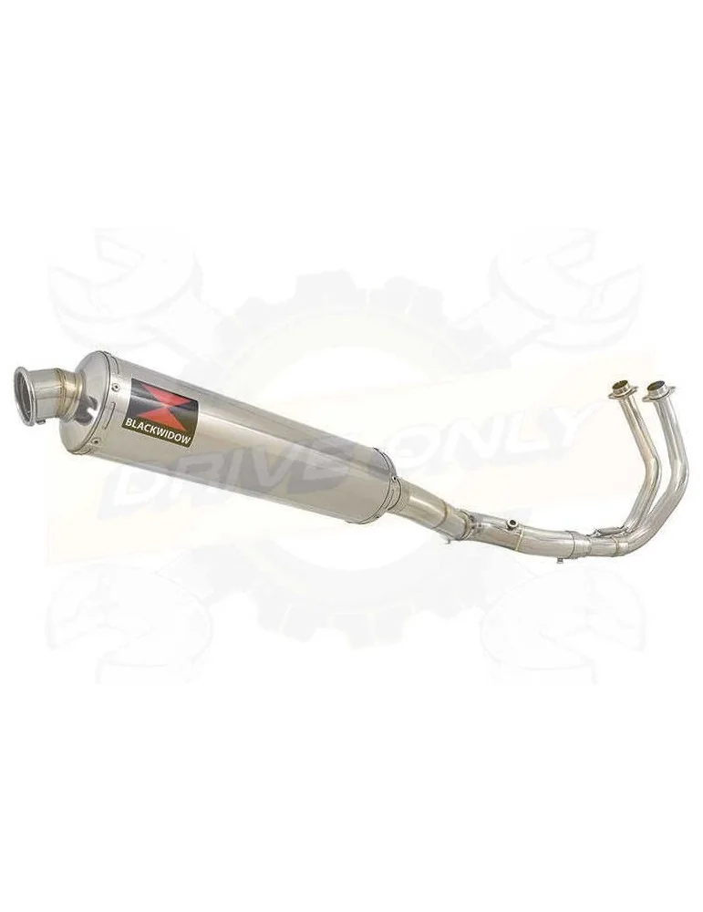 MMT07 MT-07 2014 2015 2016 2017 Passage Haut Décatalyseur Ligne complète & Silencieux Rond En Inox 450mm