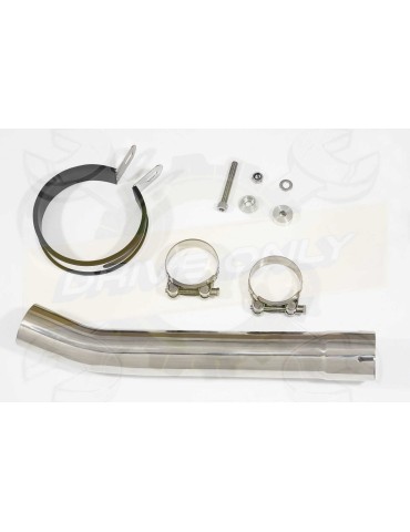 FZR1000 FZR 1000 EXUP Tube de raccord et Silencieux GP Rond En Inox 360mm