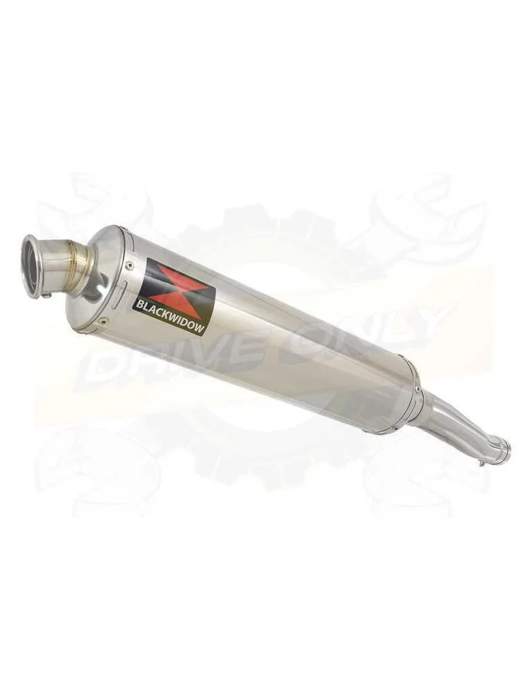 Yamaha FZR 600 FZR600R 4JH 'Fox Eye' Tube de raccord et Silencieux Rond En Inox 450mm