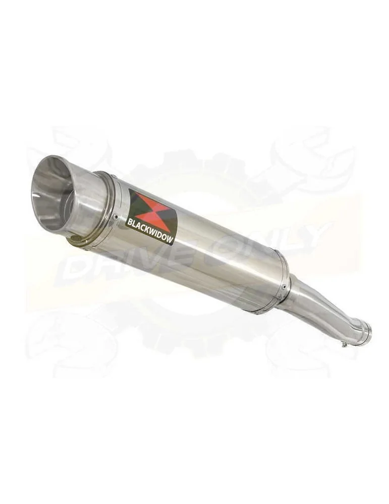 Yamaha FZR 600 FZR600R 4JH 'Fox Eye' Tube de raccord et Silencieux Rond GP Style En Inox 360mm