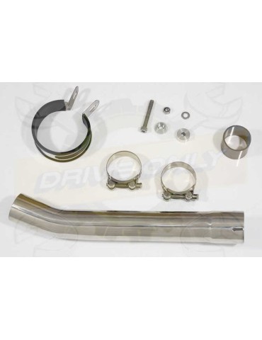 Yamaha FZR 600 FZR600R 4JH 'Fox Eye' Tube de raccord et Silencieux GP Rond En Carbone 230mm