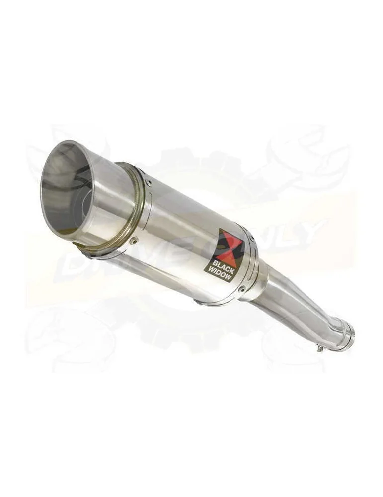 Yamaha FZR 600 FZR600R 4JH 'Fox Eye' Tube de raccord et Silencieux Rond En Inox 200mm