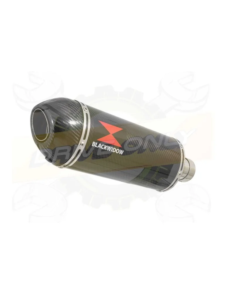 YZF-R1 R1M 2015-2017 Decata Collecteur en Titane + Silencieux Ovale En Carbone 300mm