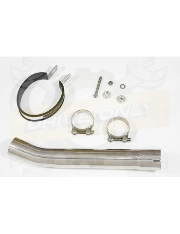 FZR1000 FZR 1000 EXUP Tube de raccord et Silencieux Tri Ovale En Carbone 250mm