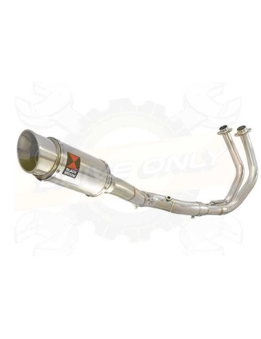 FZ-07 Tracer 2014 2015 2016 2017 Passage Haut Décatalyseur Ligne complètes & Rond Silencieux En Inox 200mm