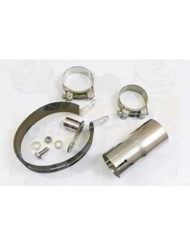 R1150 GS ADVENTURE exhaust tube de raccord et Ovale En Carbone Silencieux + carbon tip 300mm