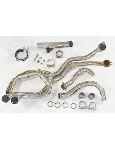 VFR800F VFR 800 1997-2003 (RC46) Ligne complètes & Silencieux GP Rond En Carbone 230mm