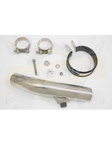 VFR800F VFR 800 1997-2003 (RC46) Tube de raccord et Silencieux Rond En Inox 200mm