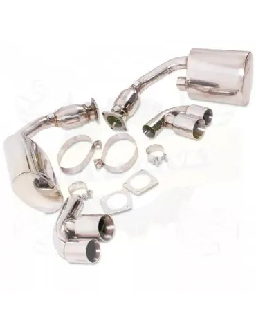 Silencieux Sport + Decat Inox DriveOnly 911 / 996 3.6 Bi Turbo 1997 - 2005