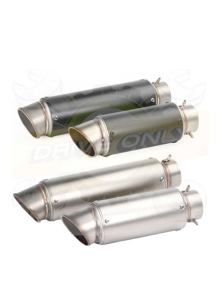 Silencieux sport inox / Carbone universel 3 60 + accessoires Silencieux sport inox / Carbone universel 3 60 + accessoires