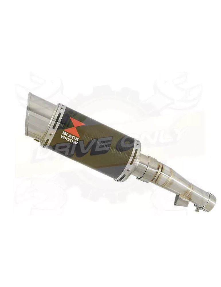 Honda NC 700 S (RC61) 2012-2014 Kit Silencieux: Silencieux Rond Carbone 200mm