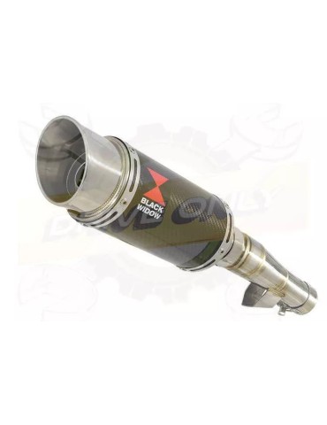 Honda NC 700 S (RC61) 2012-2014 Kit Silencieux: Silencieux Rond Carbone 200mm