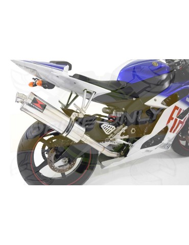 R6 YZF600 2017 2018 (RJ27) Race Decata Passage Haut Ligne complète + Silencieux Ovale en Inox 400mm