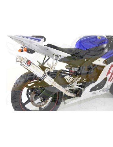R6 YZF600 2017 2018 (RJ27) Race Decata Passage Haut Ligne complète + Silencieux Rond en Inox 350mm