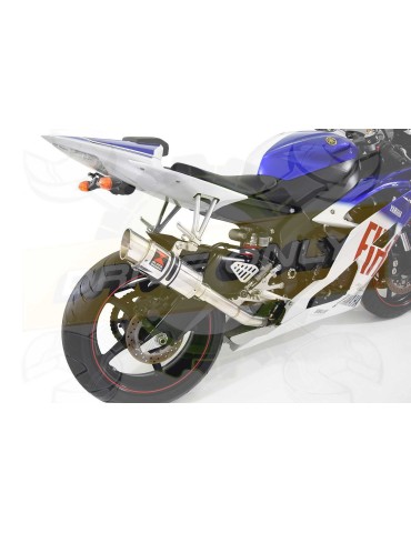 R6 YZF600 2017 2018 (RJ27) Race Decata Passage Haut Ligne complète + Silencieux Rond en Inox 200mm